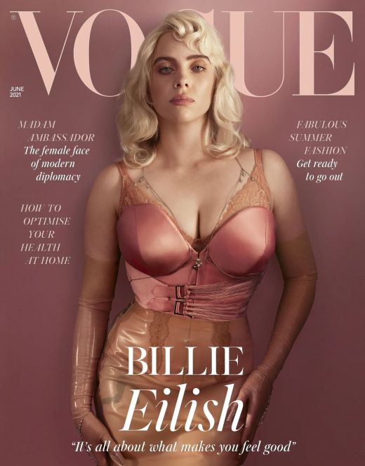 Билли Айшиш снялась в горячей фотосессии для Vogue