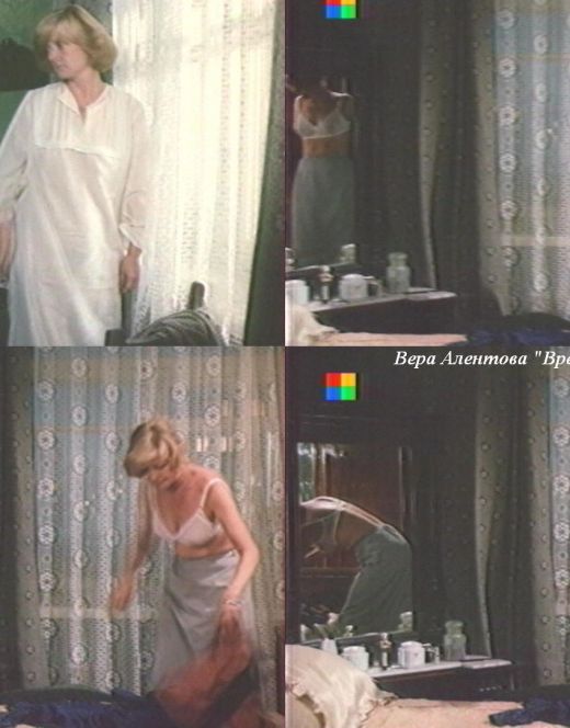 Кадры с Верой Алентовой в стиле «ню» из фильма «Время желаний» (1984)