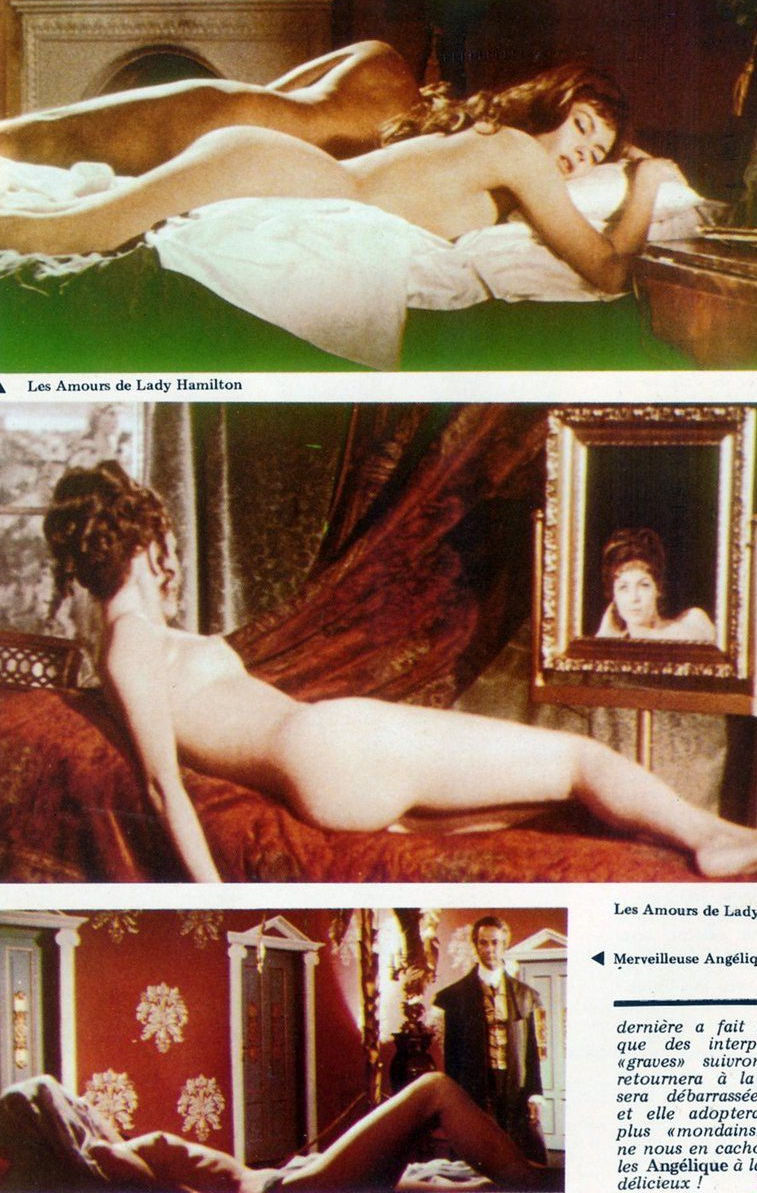 Эротические фото с обнаженной Мишель Мерсье из журналов.