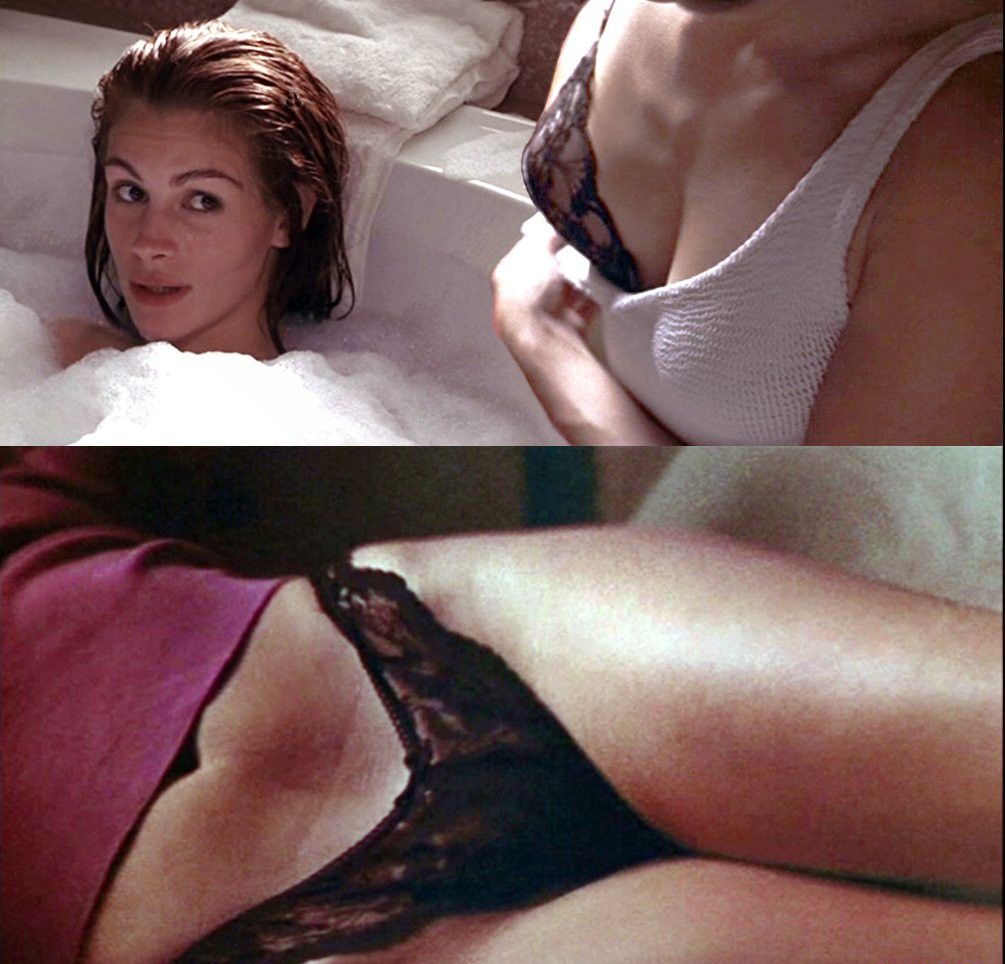 Эротические кадры с обнаженной Джулией Робертс из кино.