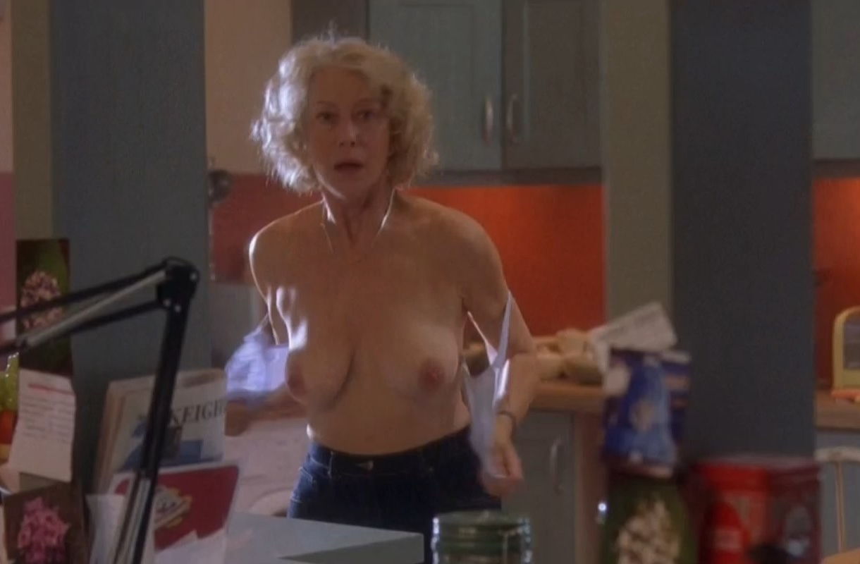 Полностью голая Хелен Миррен в откровенных сценах из кино.