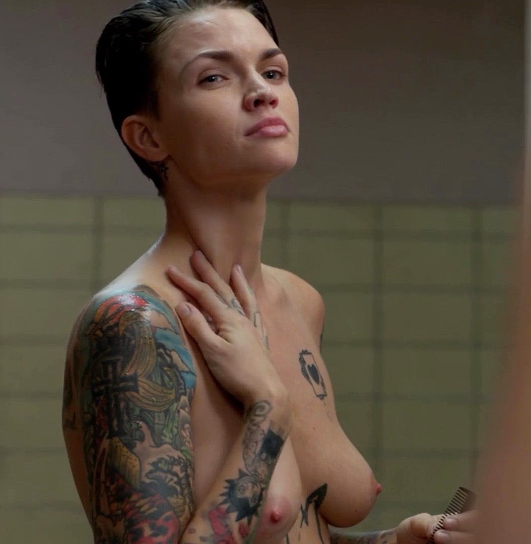 Nude Ruby Rose.